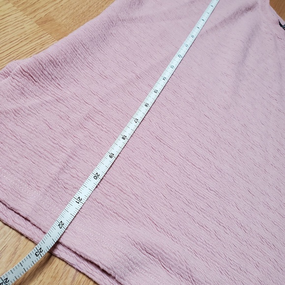 French Connection Pink Ruffled Sleeve Top Size XS - Picture 8 of 10